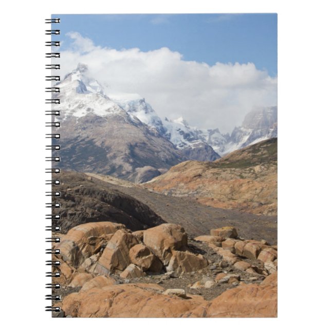 Caderno Espiral Montanhas Neve-Tampadas (Frente)
