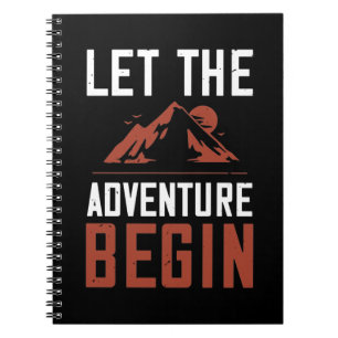 Caderno Espiral Montanhas - Que Comece A Aventura