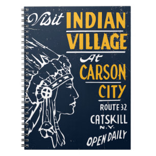 Caderno Espiral Montauk Salvage Co. / Indian Village Retro