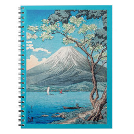 Caderno Espiral Monte Fuji do lago Yamanaka