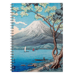 Caderno Espiral Monte Fuji do lago Yamanaka, Takahashi, japonês