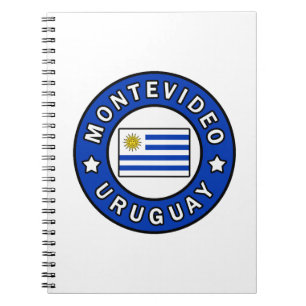 Caderno Espiral Montevideo Uruguai