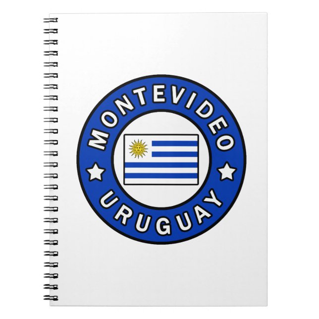 Caderno Espiral Montevidéu Uruguai (Frente)