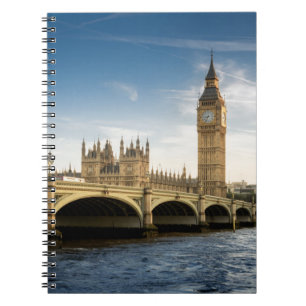 Caderno Espiral Monumentos   Big Ben, Londres Inglaterra