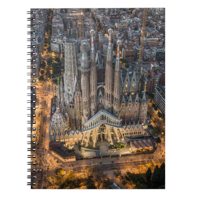 Caderno Espiral Monumentos | La Sagrada Familia (Frente)