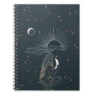 Caderno Espiral Moon Girl