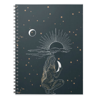 Caderno Espiral Moon Girl