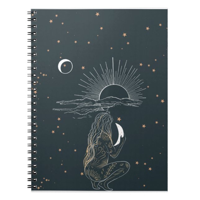 Caderno Espiral Moon Girl (Frente)