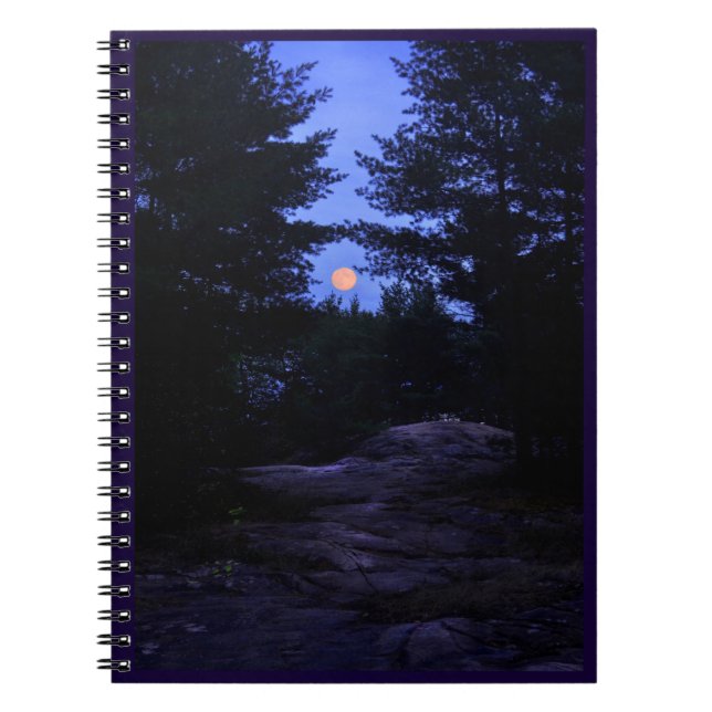 Caderno Espiral Moonrise no interior do país (Frente)