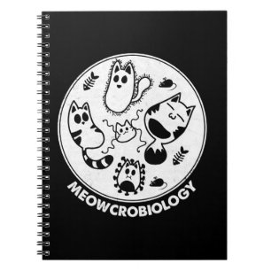 Caderno Espiral Moowcrobiology Microbiology Science