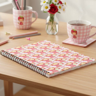 Caderno Espiral Morango