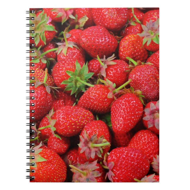 Caderno Espiral Morangos (Frente)