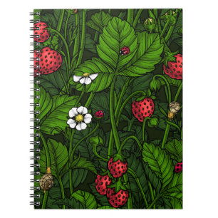 Caderno Espiral Morangos selvagens