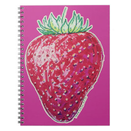 Caderno Espiral Morangueiro em Pé