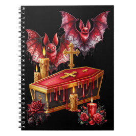 Caderno Espiral Morcegos Vampiros