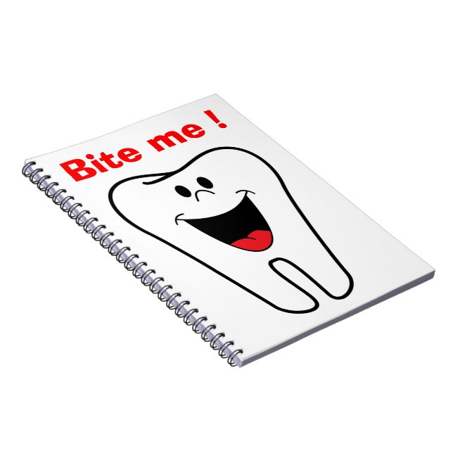 CADERNO ESPIRAL "MORDE-ME" TOOTH (Lado Direito)