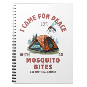 Caderno Espiral Mordidas de Mosquito e Danos Emocionais - Acampame