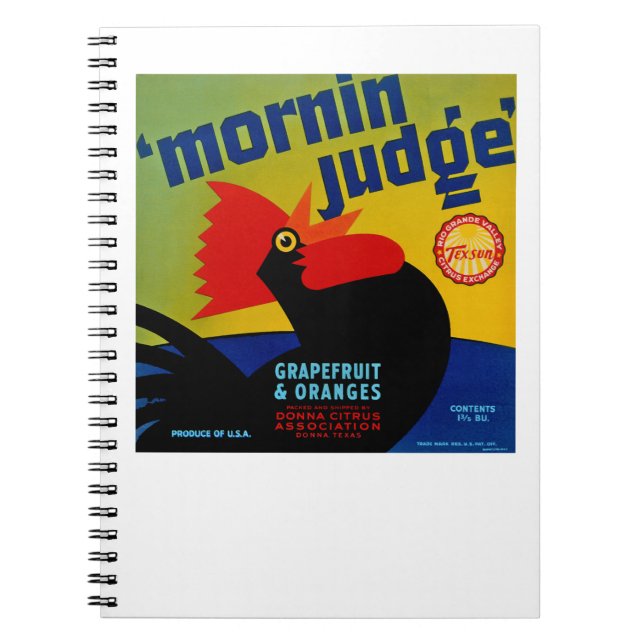 Caderno Espiral Mornin Juiz (Frente)