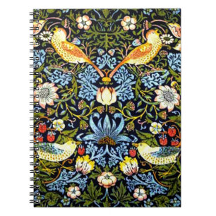 Caderno Espiral Morris - Ladrão de Morango, padrão famoso,