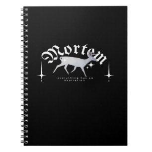 Caderno Espiral Mortem Whimsigoth Moody Art