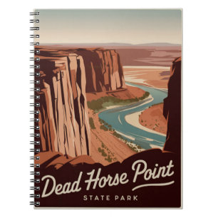 Caderno Espiral Morto Horse State Park Vintage