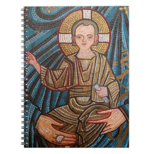 Caderno Espiral Mosaico do Menino Jesus