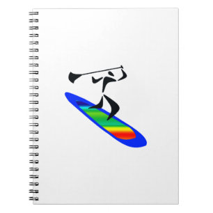 CADERNO ESPIRAL MOSTRANDO AS MANEIRAS
