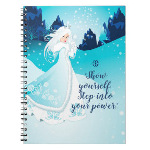 Caderno Espiral Mostre-Se! Diário espiral Wonderland de inverno