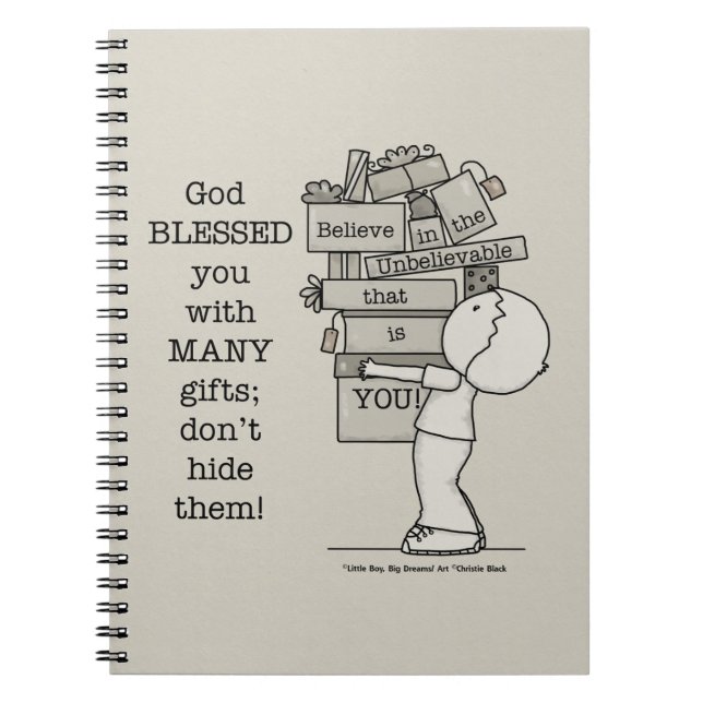 Caderno Espiral Mostre Seus Dons (Frente)