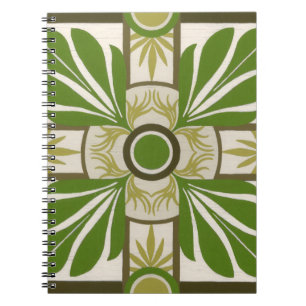 Caderno Espiral Motif I de palma não embelezado