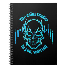 Caderno Espiral Motivação Comercial | Caveira | Comerciante Calmo