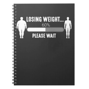 Caderno Espiral Motivação da Malhação com perda de peso