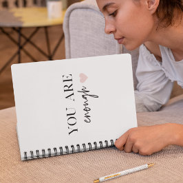 Caderno Espiral Motivação Positiva Você Já É Suficiente