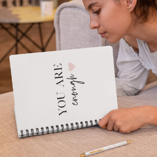 Caderno Espiral Motivação Positiva Você Já É Suficiente