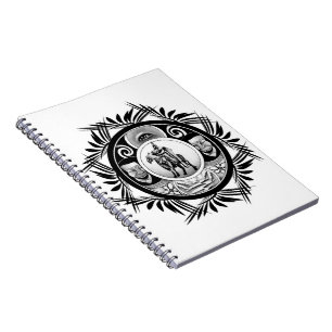 Caderno Espiral Motivo húngaro da tinta