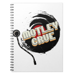 Caderno Espiral Mötley Crüe Vinyl Vintage