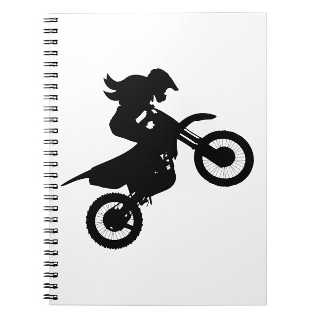 Caderno Espiral Moto Dirt (Frente)