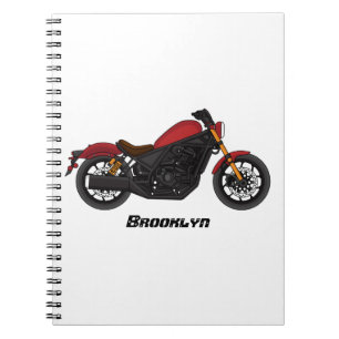 Caderno Espiral motocicleta legal