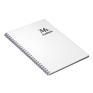 Caderno Espiral Mr. Custom Notebook – Spiral Photo Notebook
