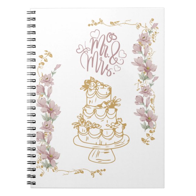 Caderno Espiral mr e mrs (Frente)