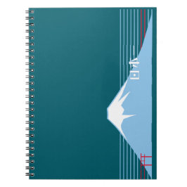 Caderno Espiral Mt. Fuji seen from the northeast.