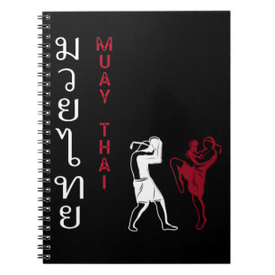 Caderno Espiral Muay Thai Boxando Artes Marciais