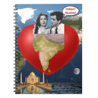 Caderno Espiral Muçulmano indiano