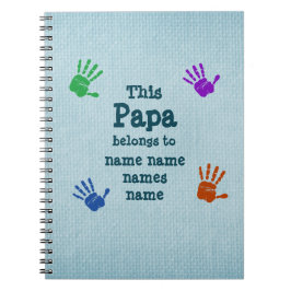 Caderno Espiral Mude qualquer nome que este Papa pertença a... Avô