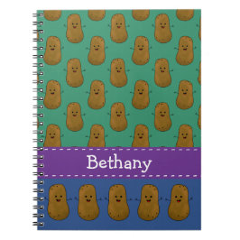 Caderno Espiral Muitas Batatas Personalizadas