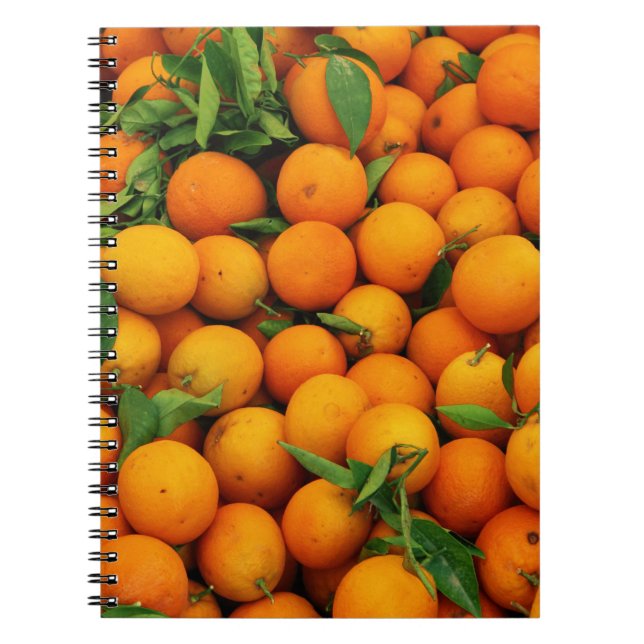 Caderno Espiral Muitas Laranjas (Frente)