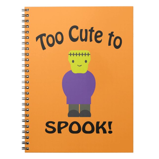 Caderno Espiral Muito Bonito Para Falar - Frankenstein (Frente)