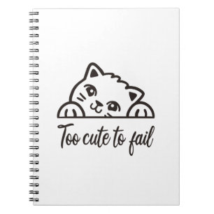 Caderno Espiral Muito fofo para falhar