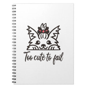 Caderno Espiral Muito fofo para falhar