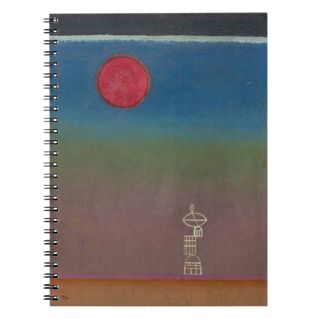 Caderno Espiral Muito longe, famosa ofensa por Wassily Kandinsky (Frente)
